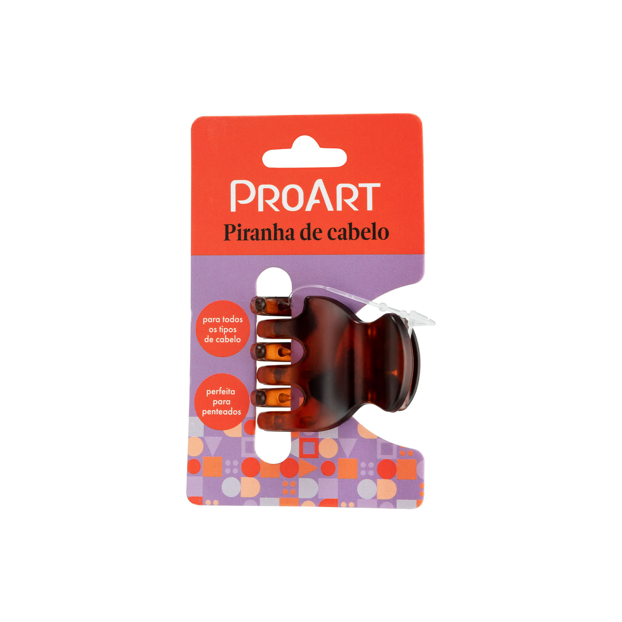 Piranha de cabelo - ProArt Marrom Fosco Marrom
