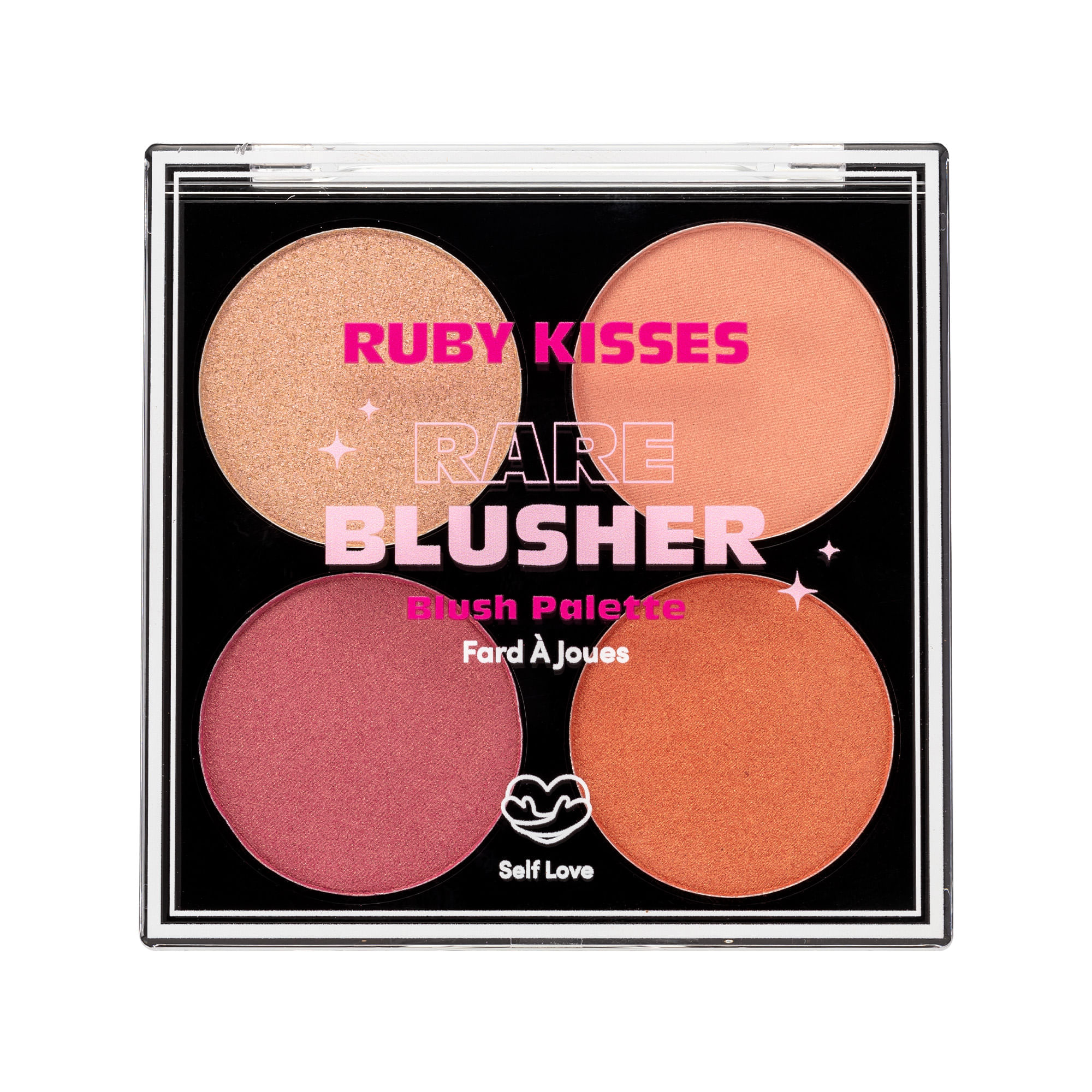 Paleta de Blush Rare Blusher Ruby Kisses