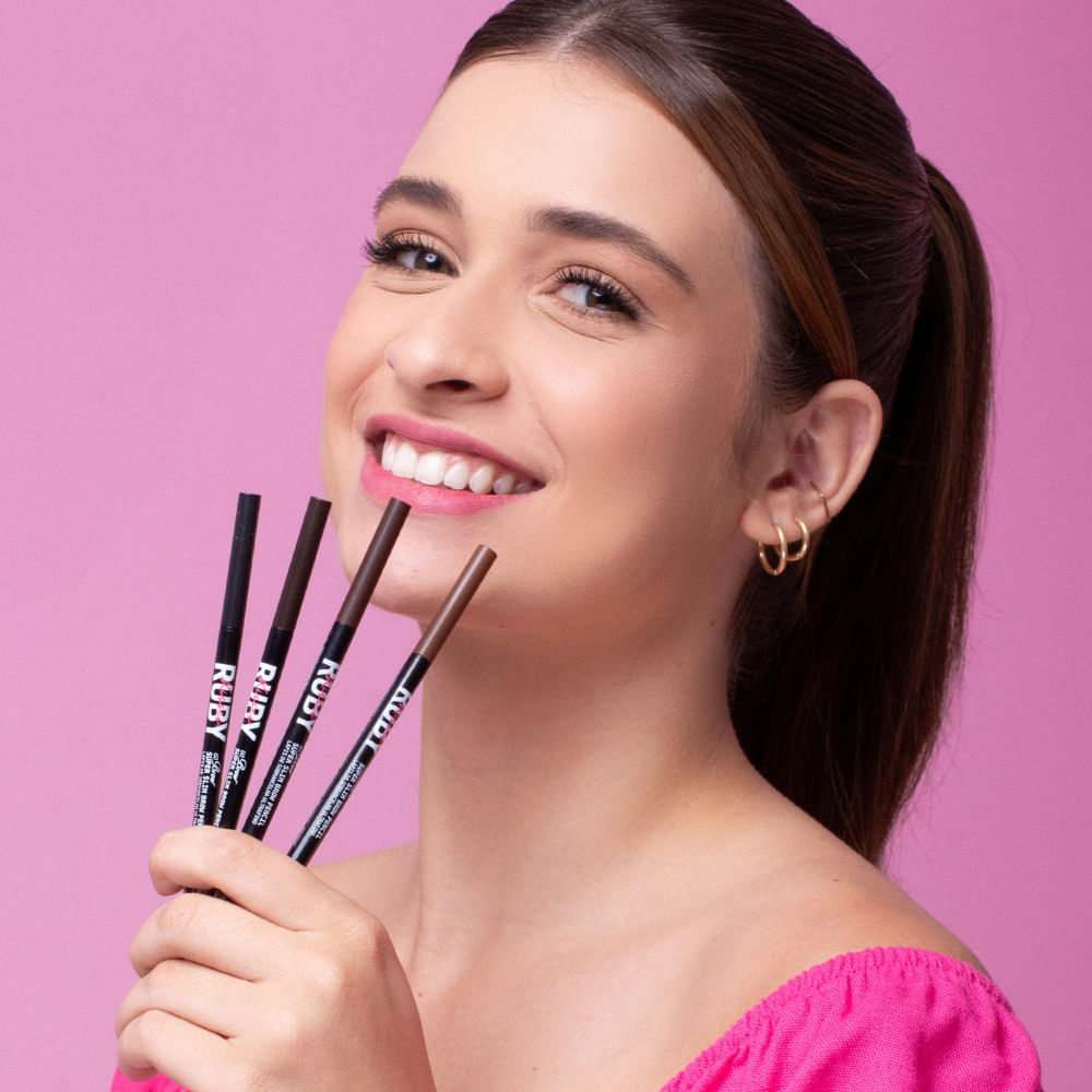 Lápis de Sobrancelha Go Brow Ultrafino Ruby Kisses Medium Brown Medium Brown