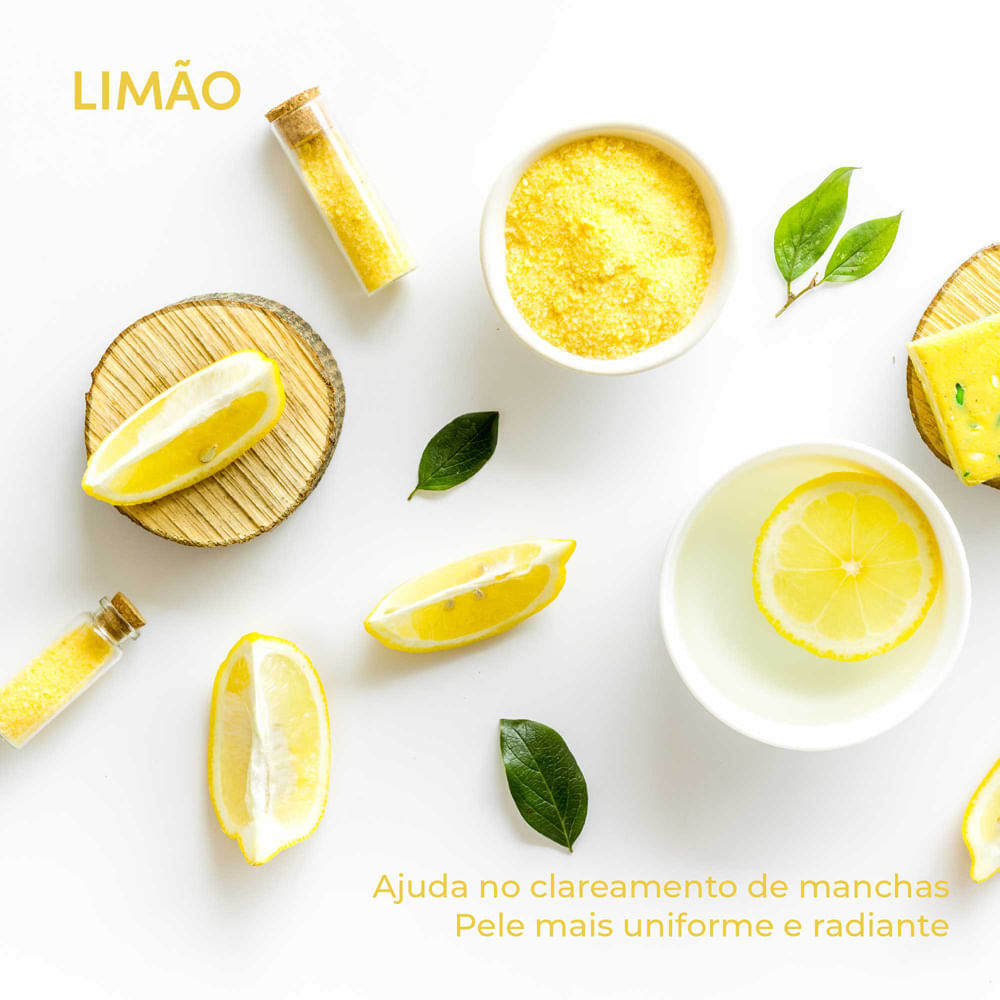 Máscara Facial de Algodão Limão