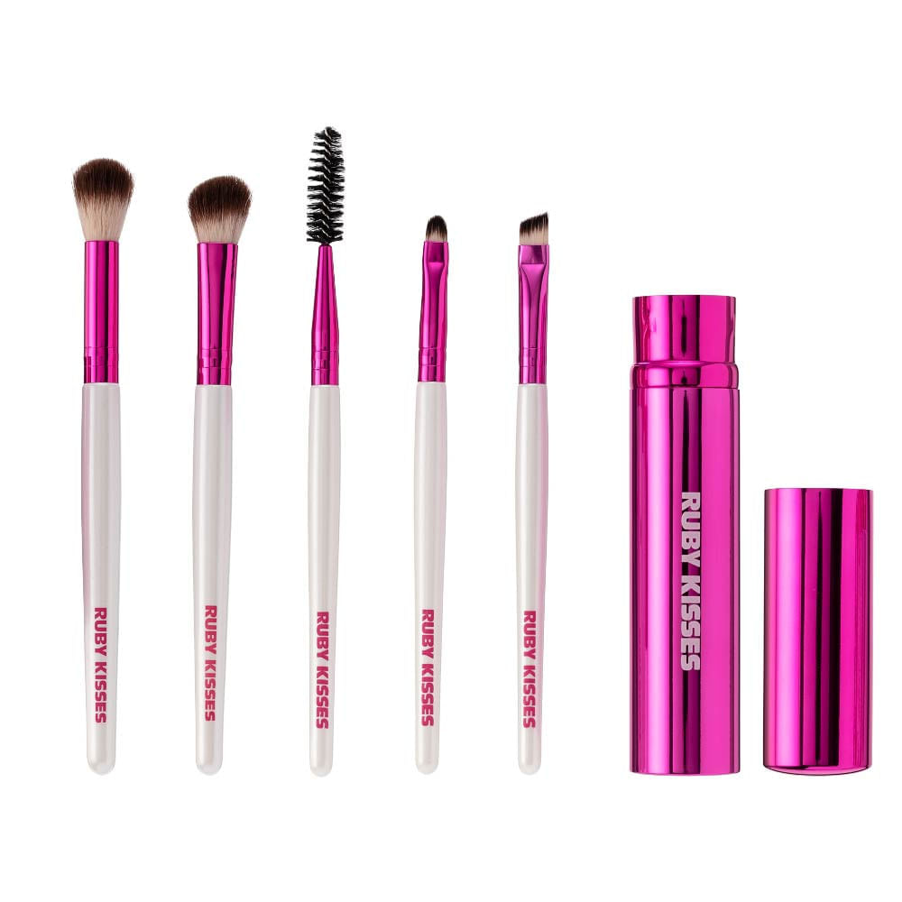 Kit De Pincéis Olhos Ruby Kisses Branco