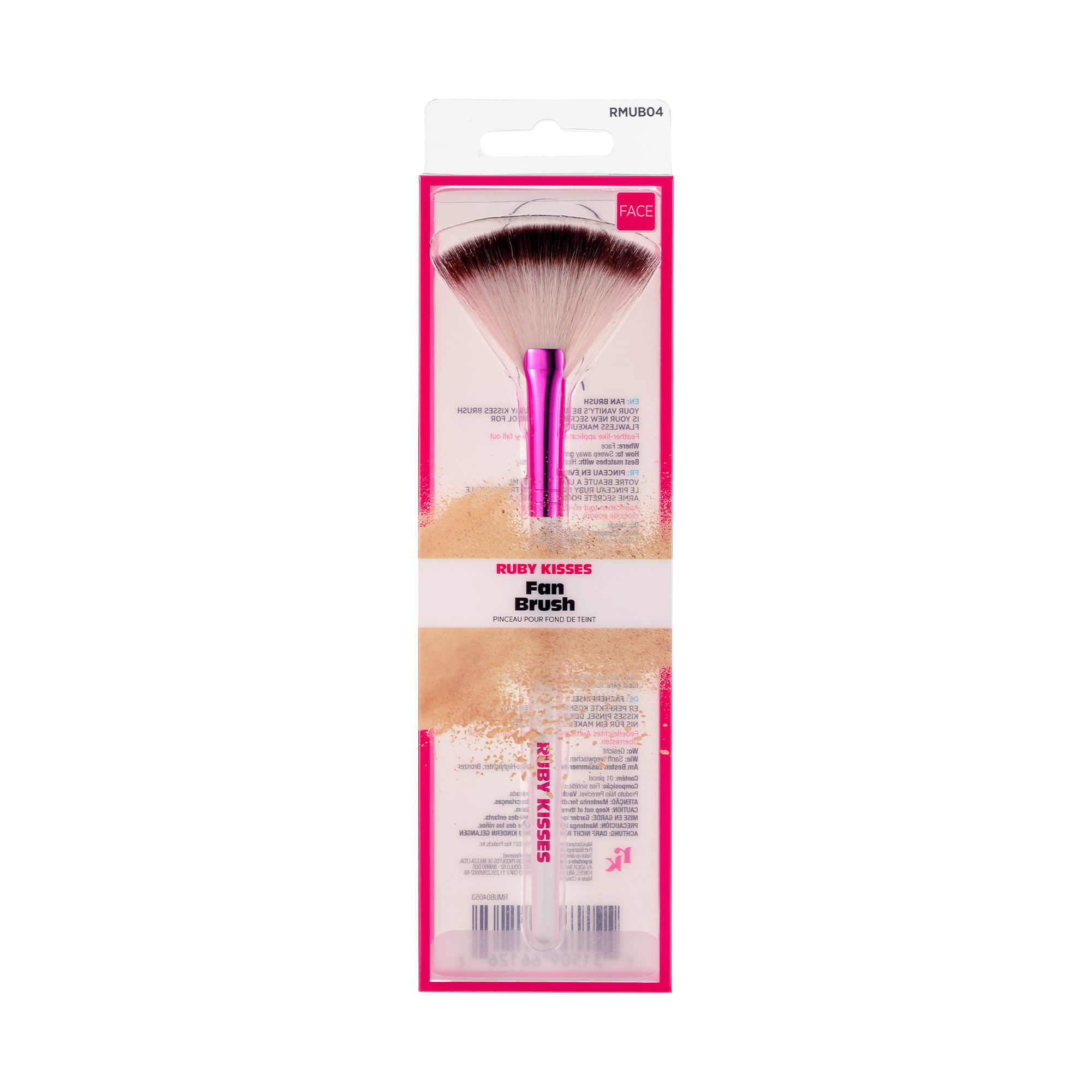 Pincel Leque Ruby Kisses