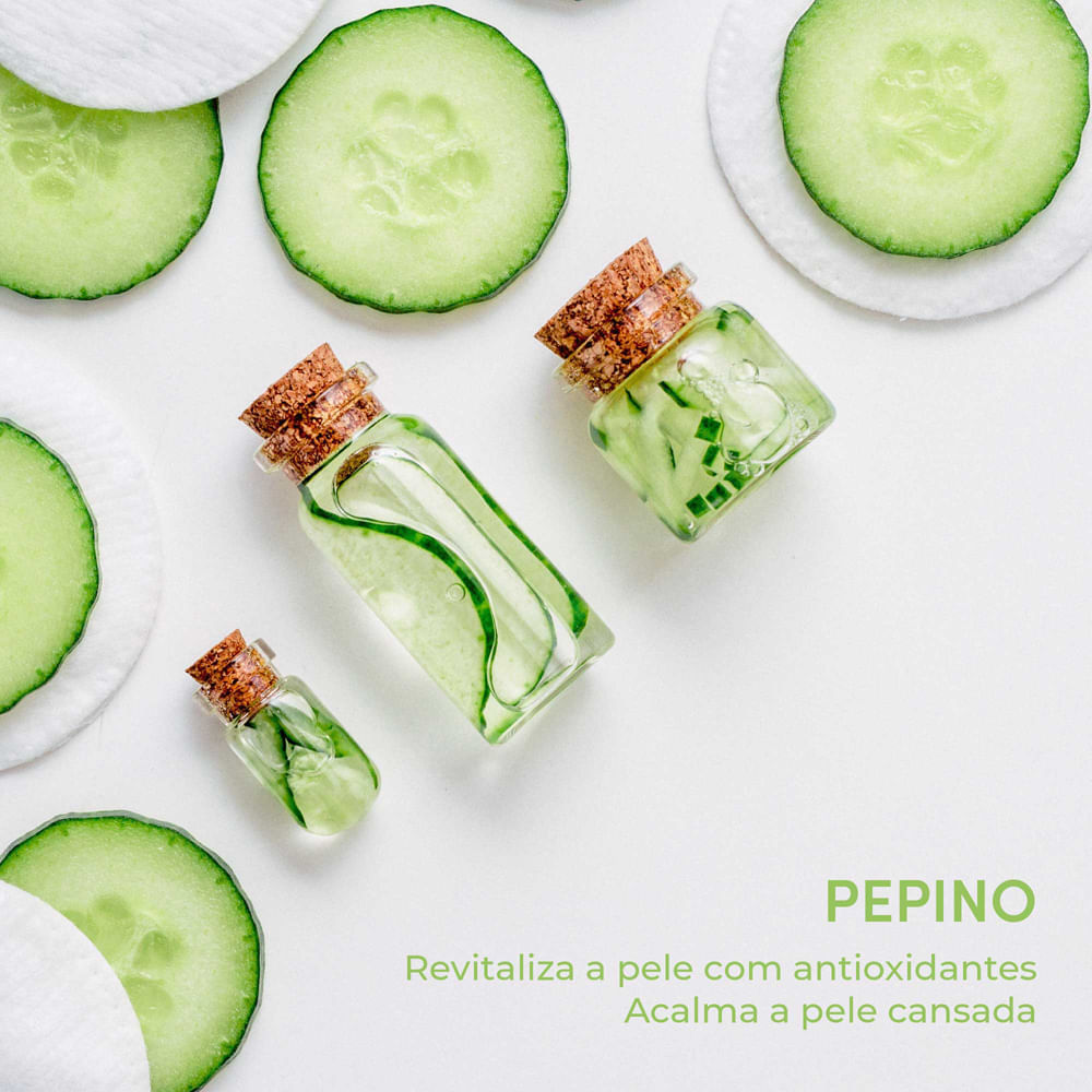 Máscara Facial de Algodão Pepino