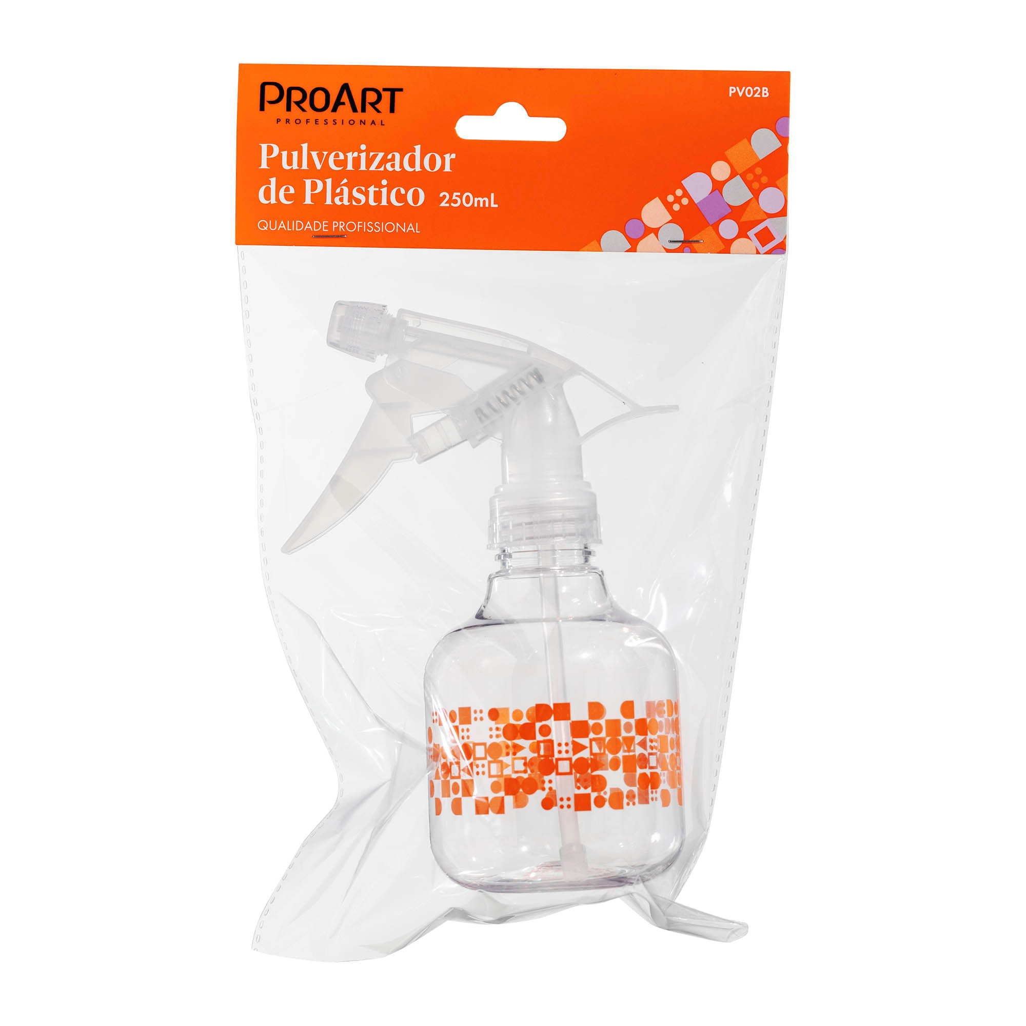 Pulverizador de Plástico 250ml Proart Laranja Laranja