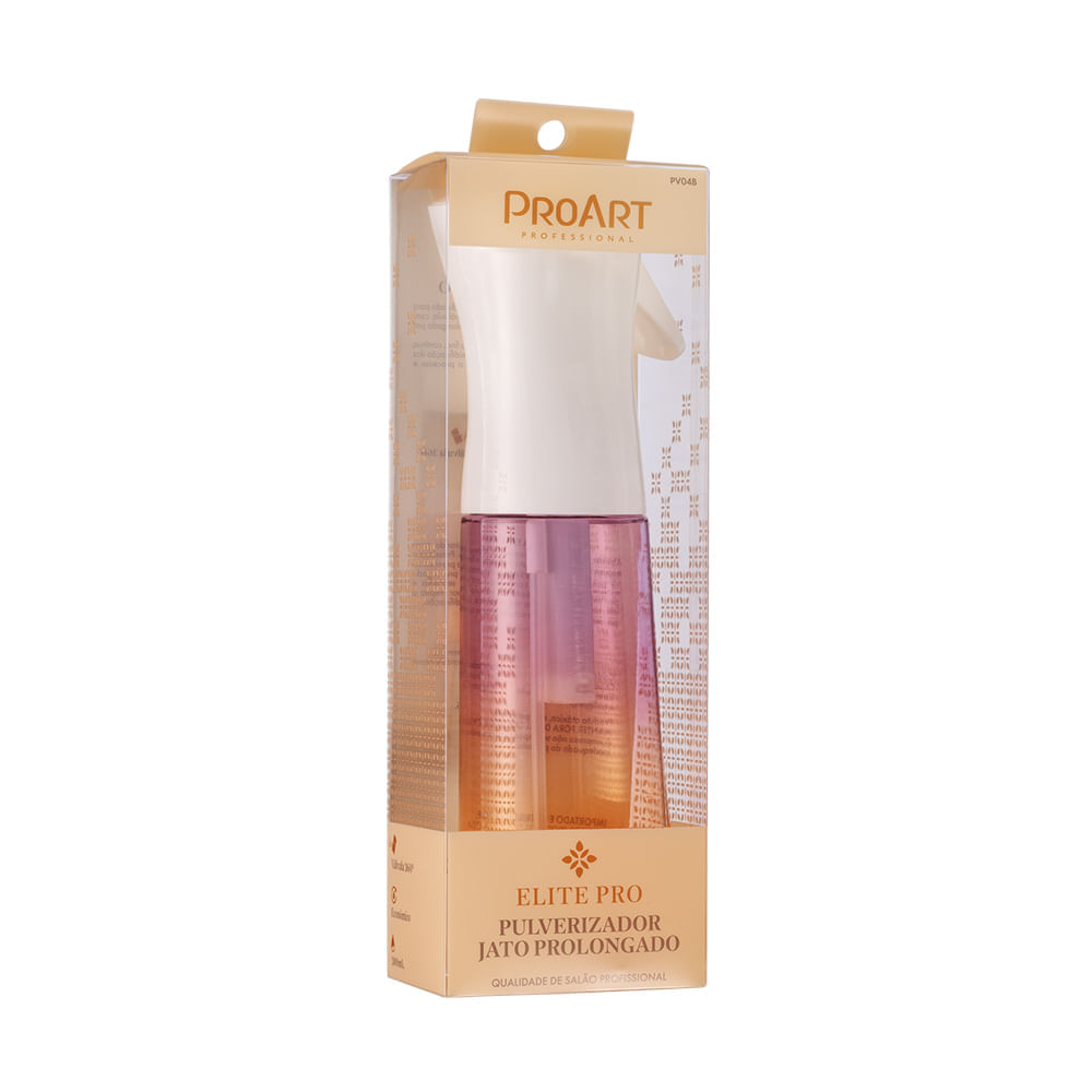 Pulverizador Jato Prolongado Elite Pro ProArt Branco, lavanda e laranja