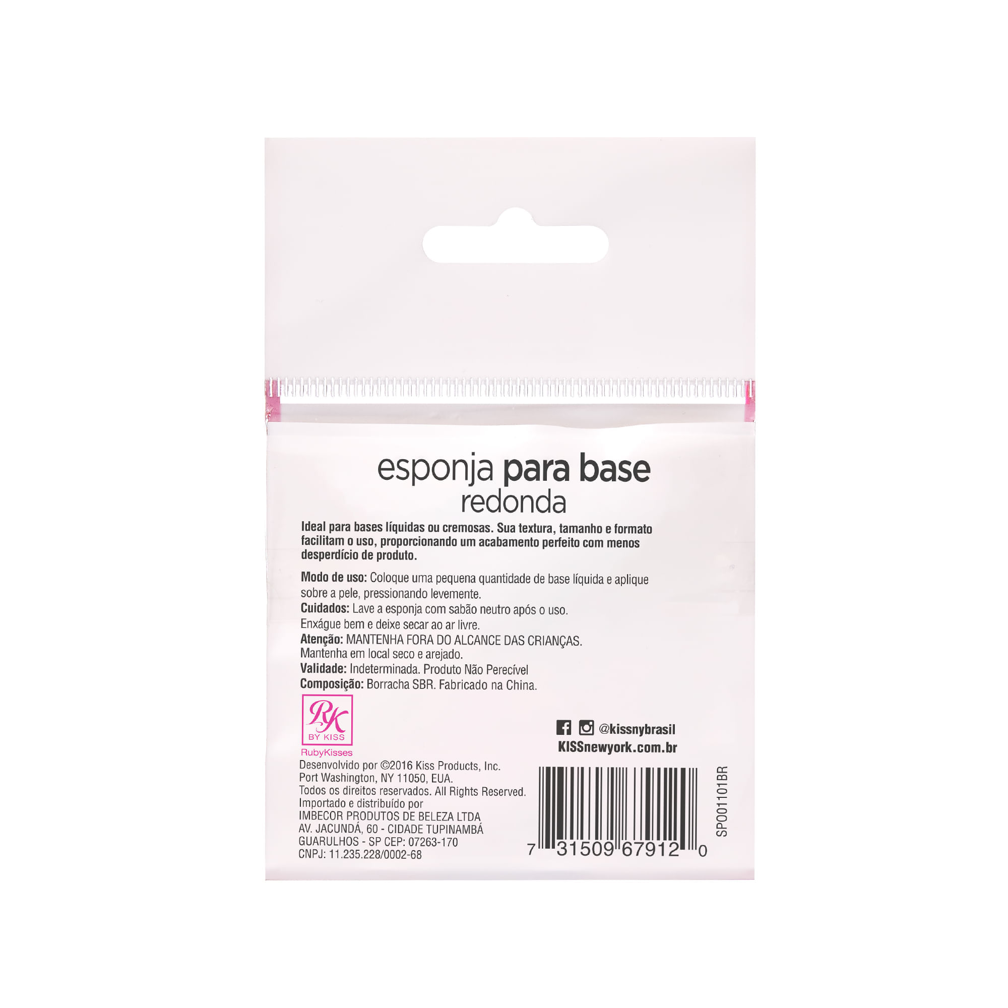 Esponja Compacta para Base Ruby Kisses