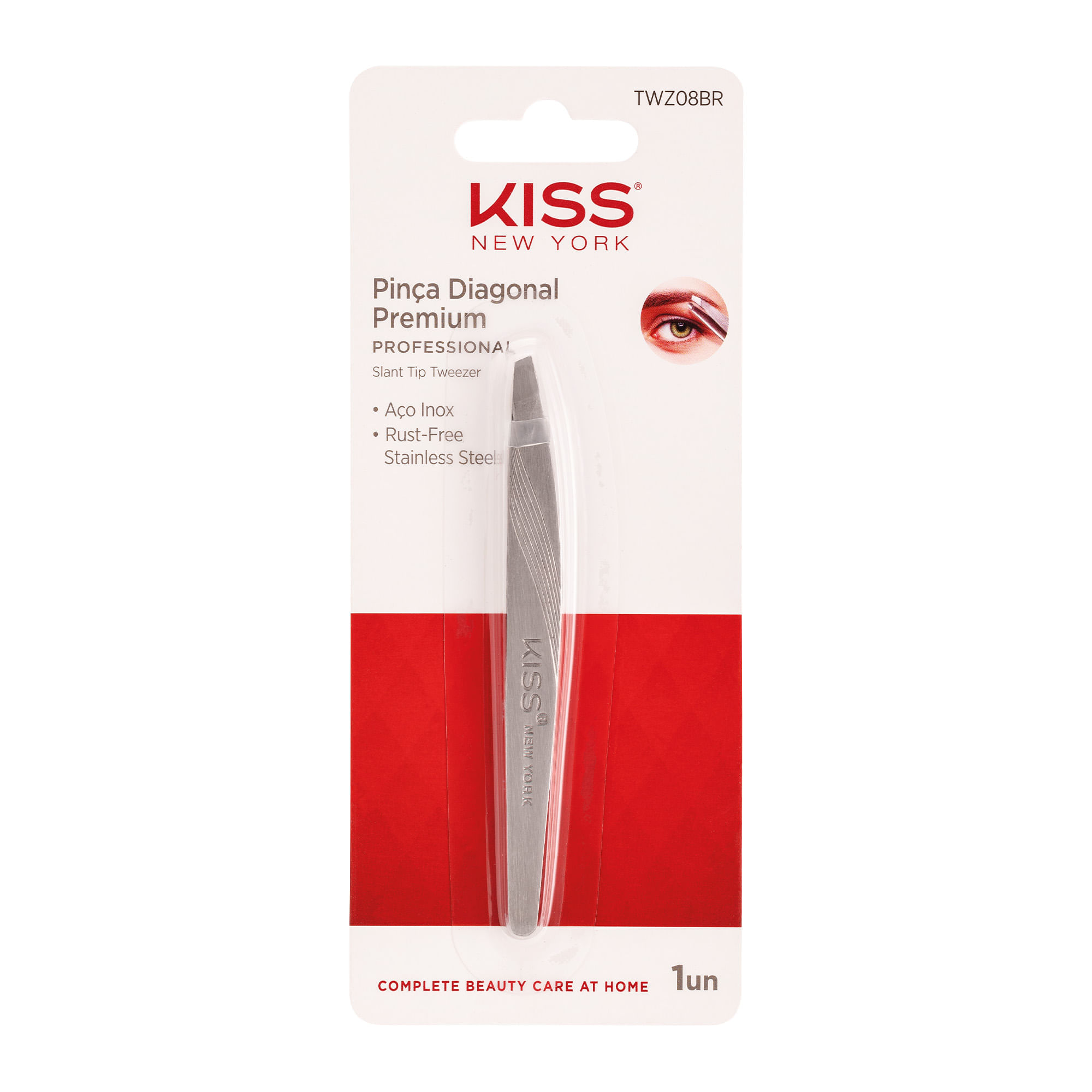 Pinça Ponta Diagonal Premium Kiss New York