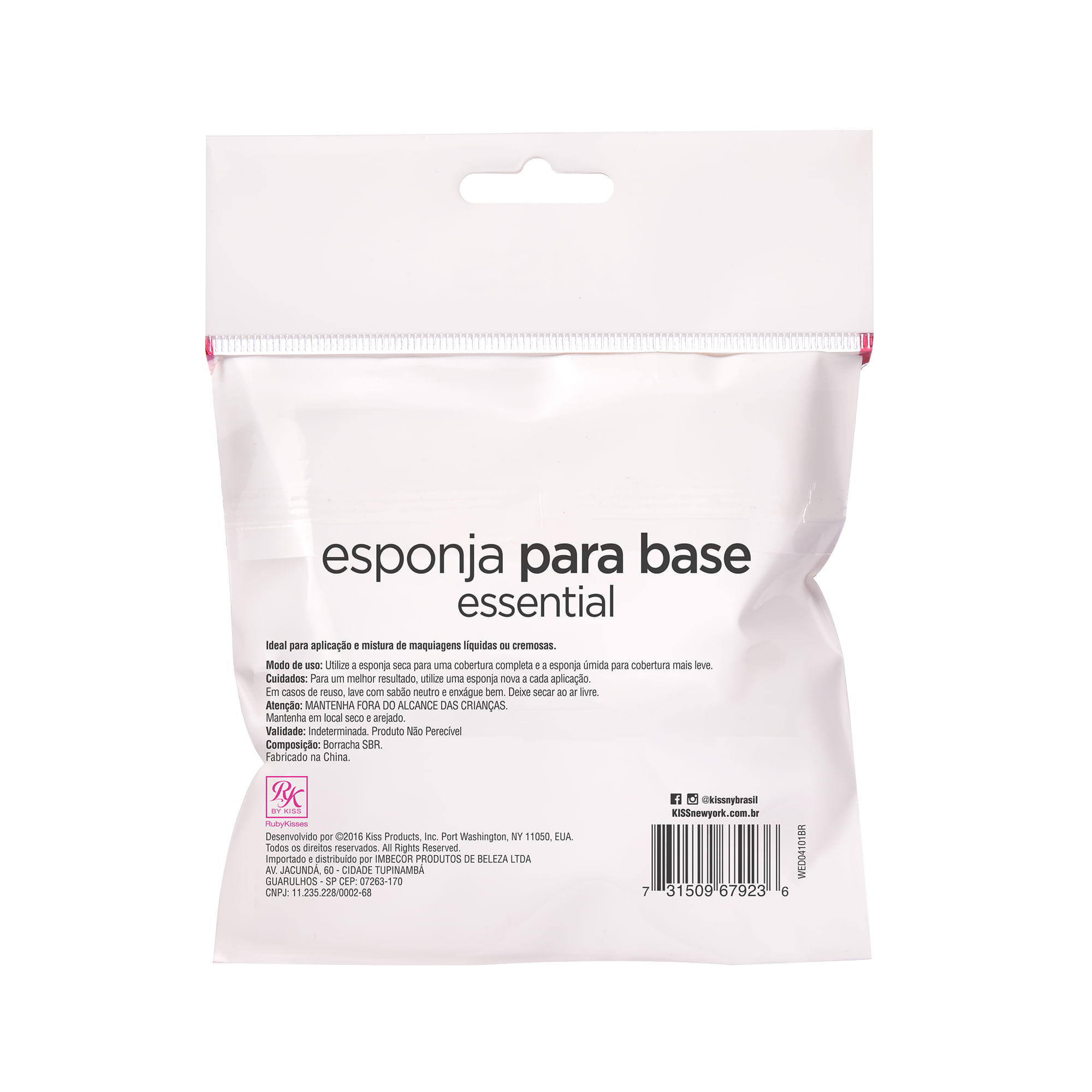 Kit de Esponjas para Base com 12 unidades Essential Ruby Kisses