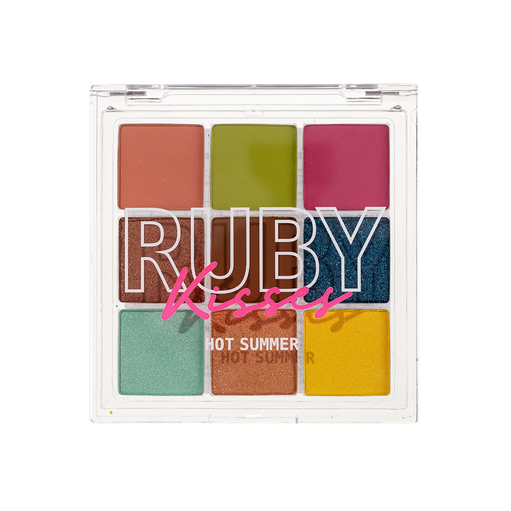 Paleta de Sombras Memories Collection Hot Summer Ruby Kisses