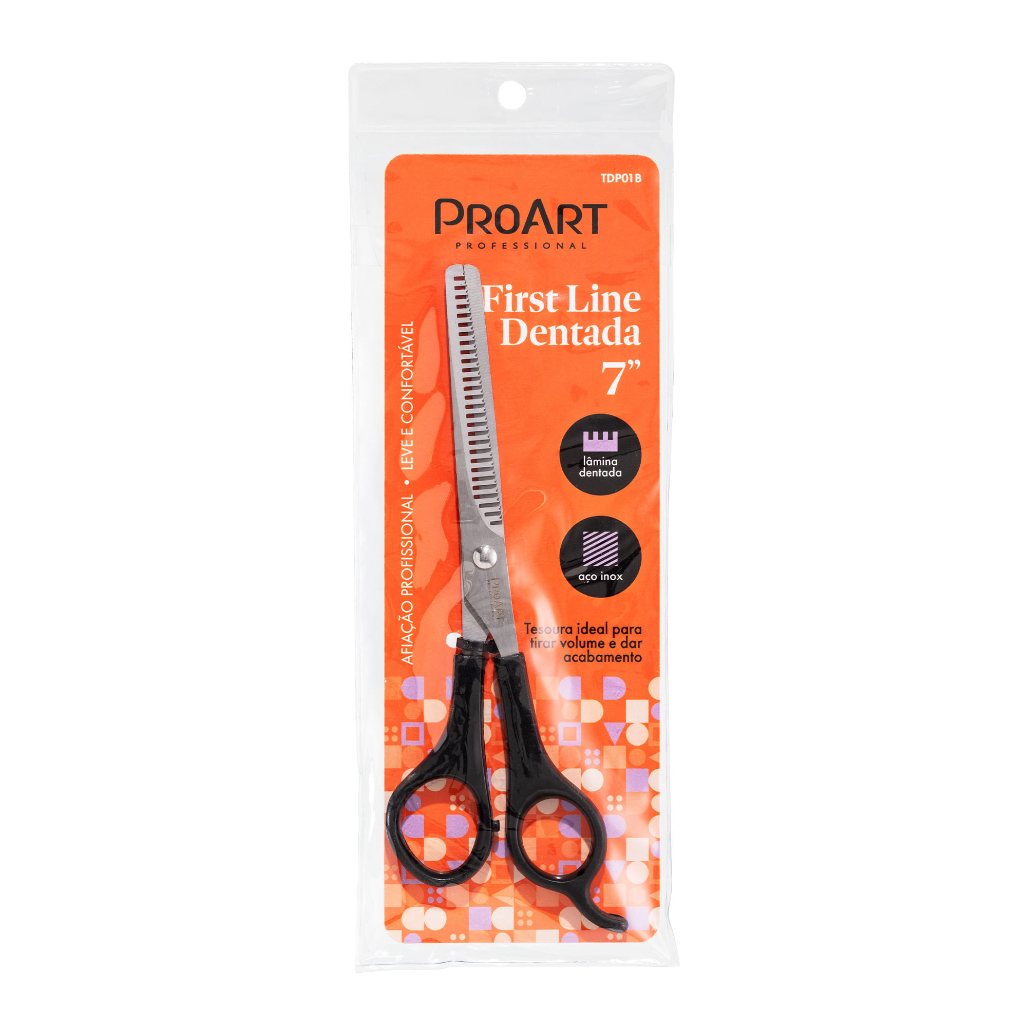 Tesoura First Line Dentada 7 ProArt