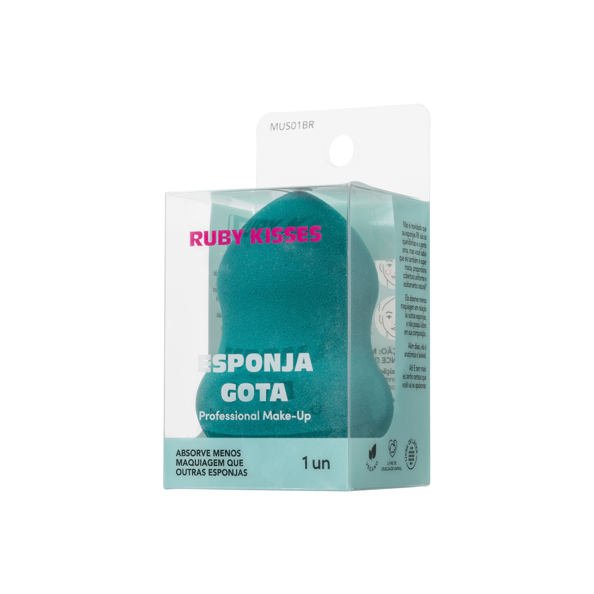 Esponja de Maquiagem Gota Ruby Kisses