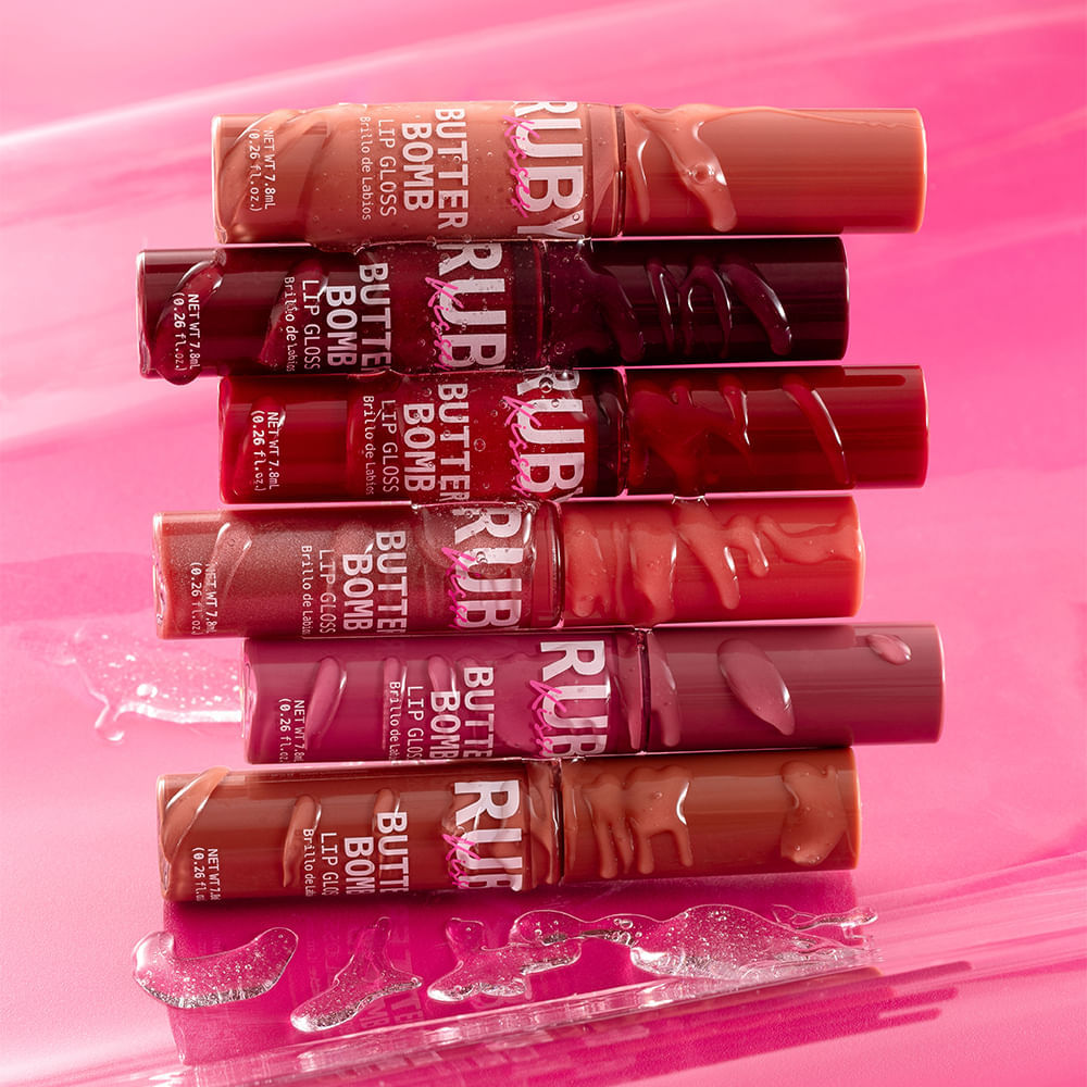 Butter Bomb Gloss Ruby Kisses Cor Warm Hug Warm Hug