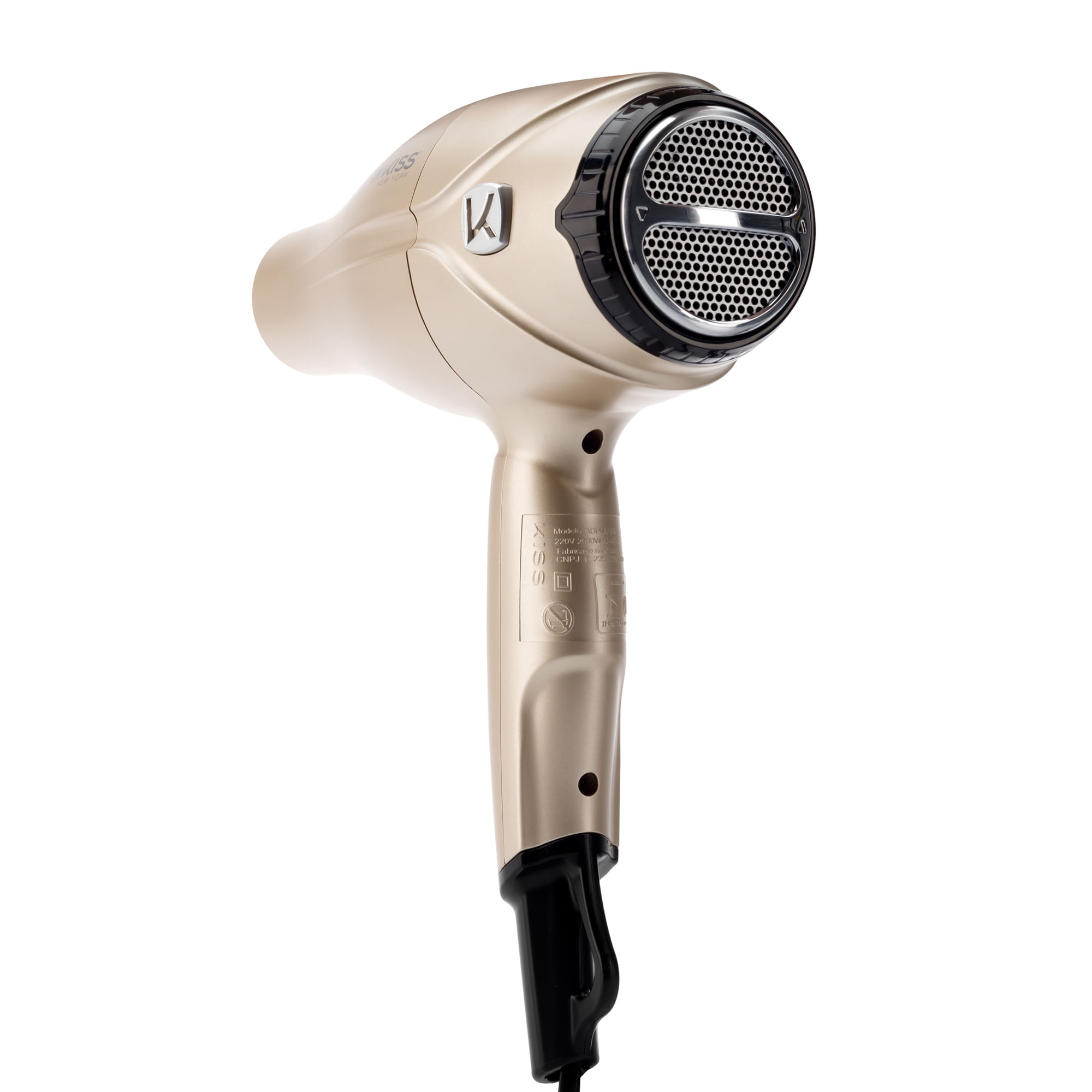 Secador de Cabelo Tourmaline Ion 2000W Kiss New York 220V 220V