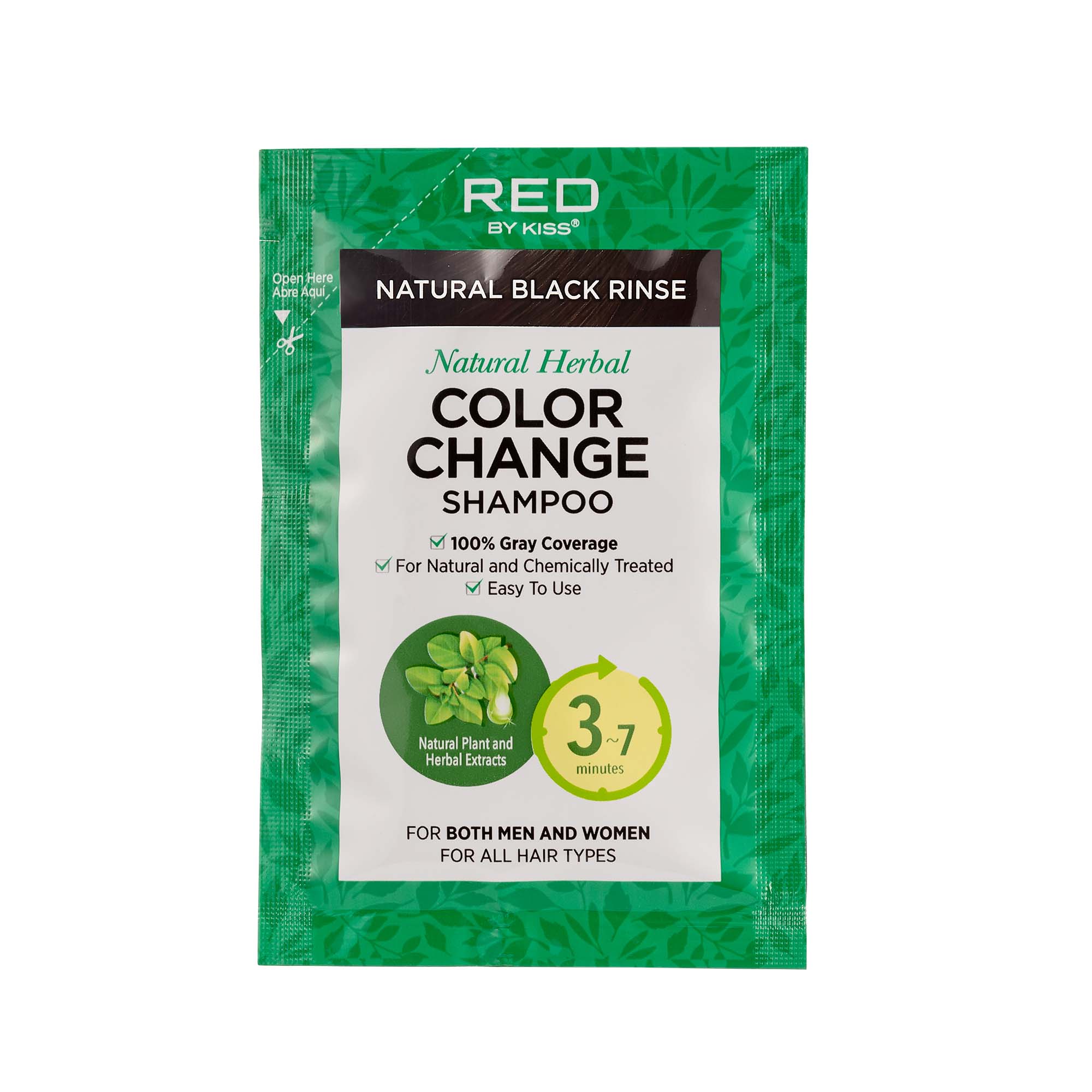 Shampoo Tonalizante Color Change Kiss New York Preto Preto