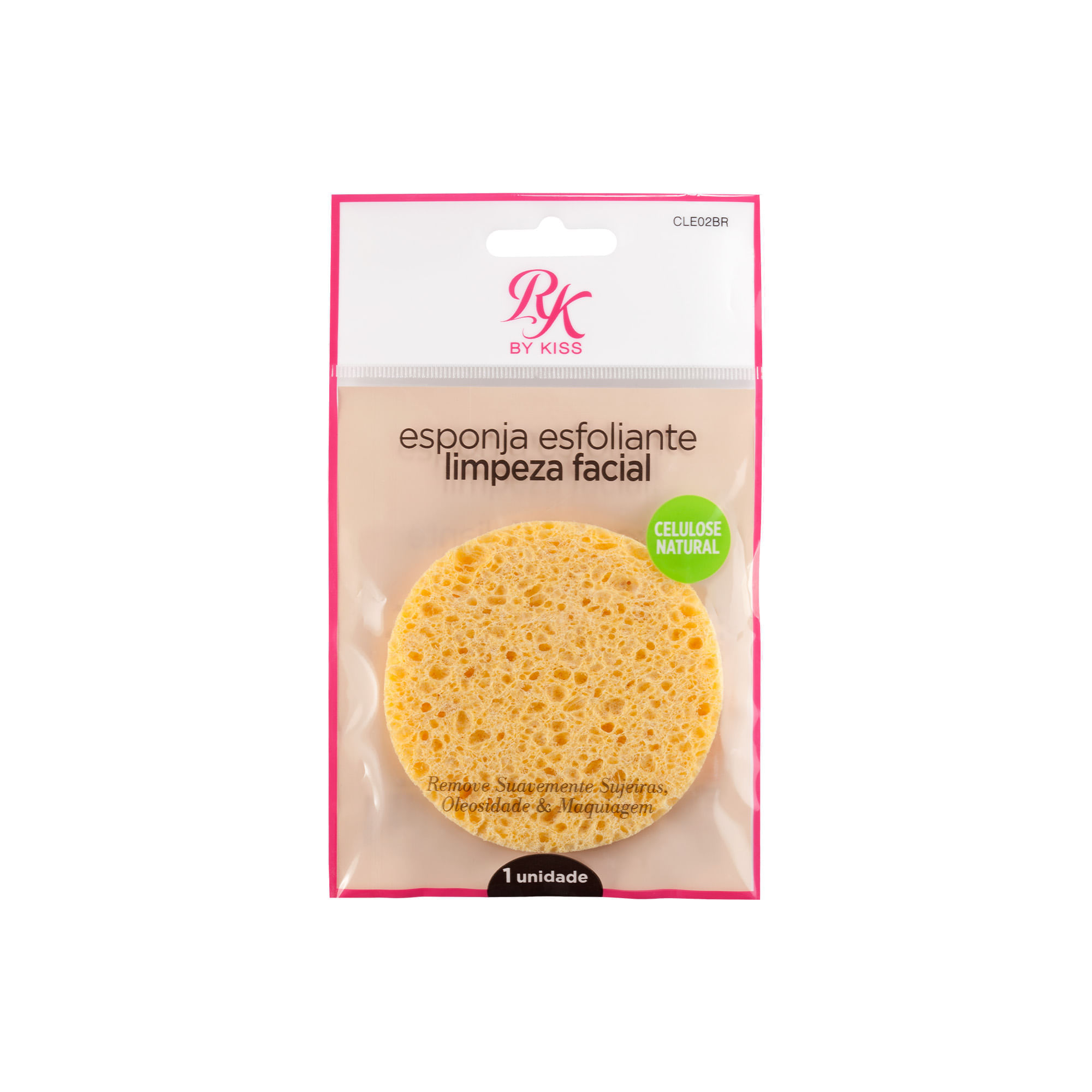 Esponja Esfoliante para Limpeza Facial Ruby Kisses