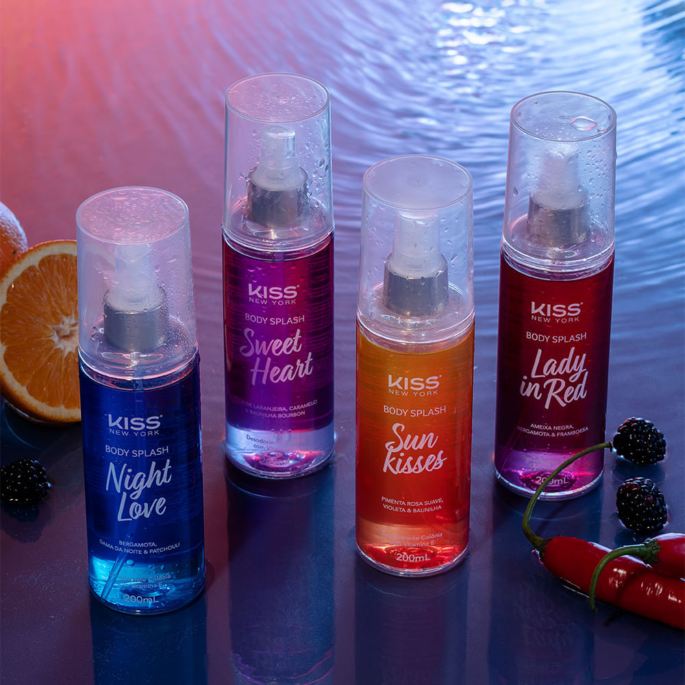 Body Splash Sun Kisses Kiss New York 200ml