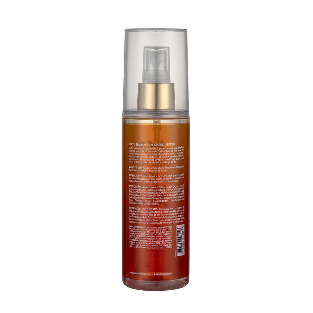 Body Splash Sun Kisses Kiss New York 200ml