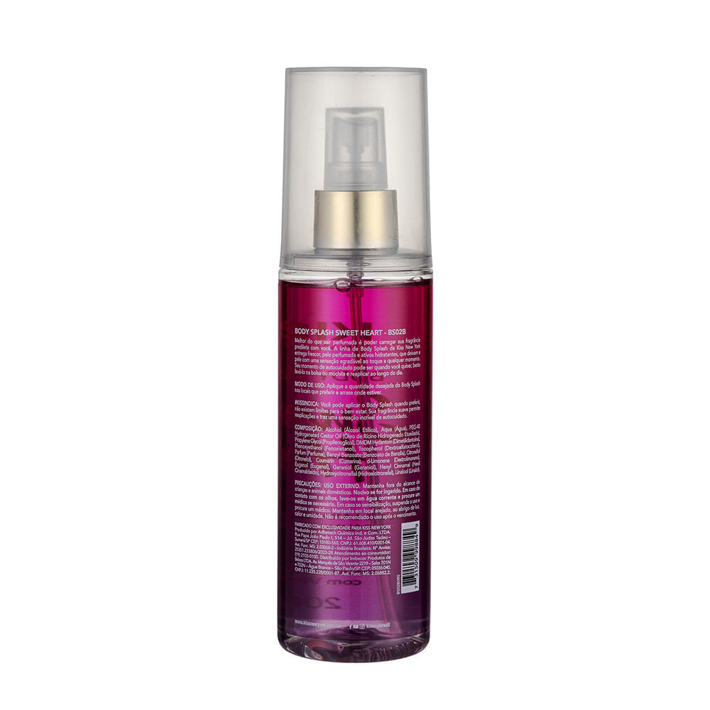 Body Splash Sweet Heart Kiss New York 200ml