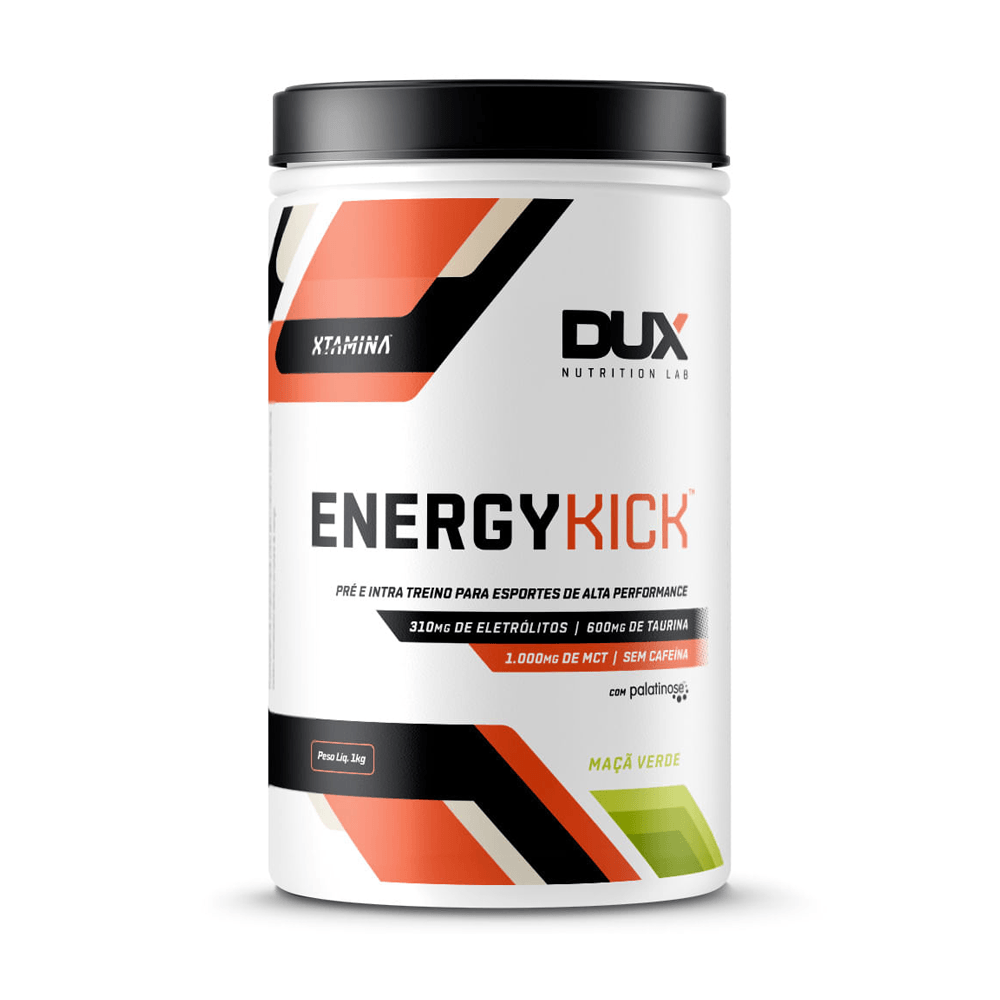ENERGY KICK SABOR MAÇÃ VERDE DUX NUTRITION 1000G