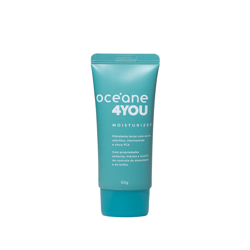 Hidratante Facial Com Niacinamida E Ácido Salicílico Oceane 4you Moisturizer 50g