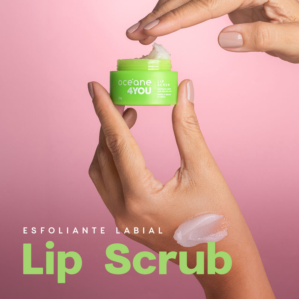 Kit Rotina De Skincare Oceane 4you Espuma de Limpeza Facial + Tônico Facial + Sérum + Hidratante Facial + Gel Secativo Para Espinhas + Esfoliante Labial