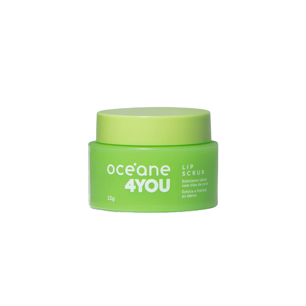 Esfoliante Labial Com Óleo de Coco Lip Scrub Oceane 4you 15g