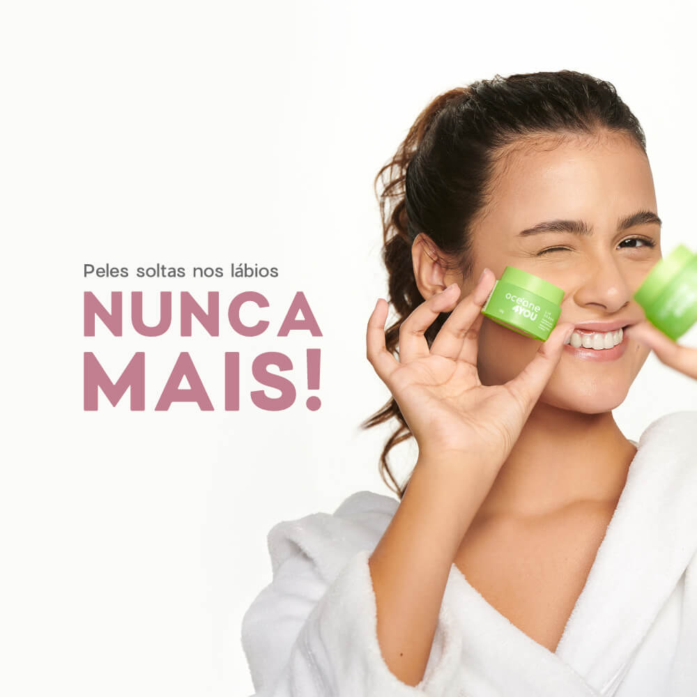 Esfoliante Labial Com Óleo de Coco Lip Scrub Oceane 4you 15g