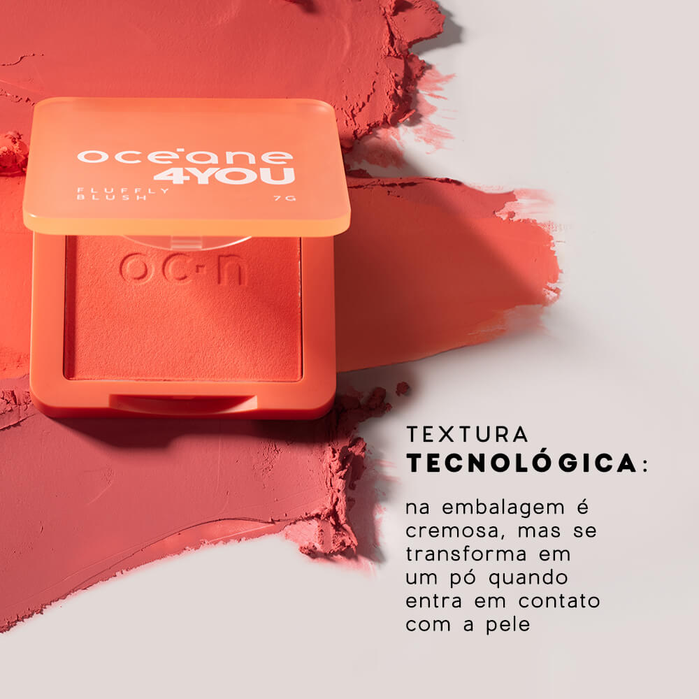 Kit 4you Blush Líquido Laranja + Hidratante Labial Coral