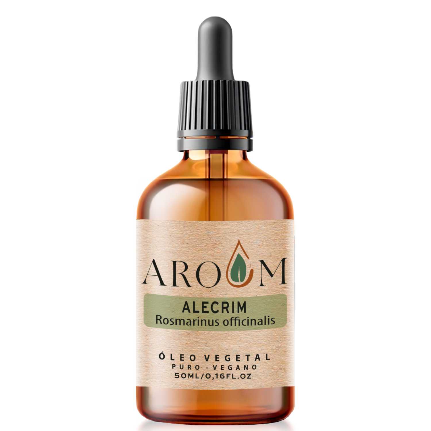 Óleo vegetal Alecrim Puro 50 ml Aroom Aromaterapia