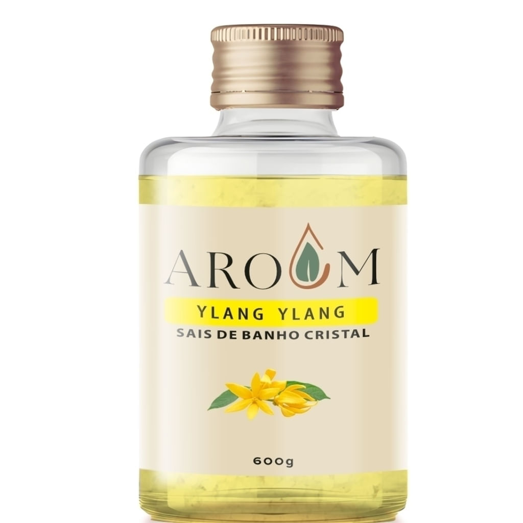 Sais de Banho Cristal para Banheira Ylang Ylang 600G