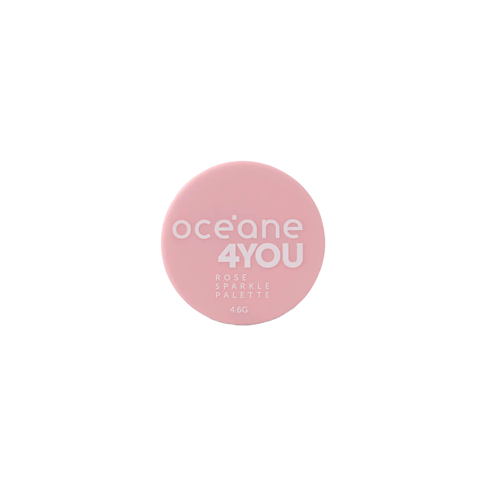 Trio de Sombras Rose Sparkle Palette 4you Océane
