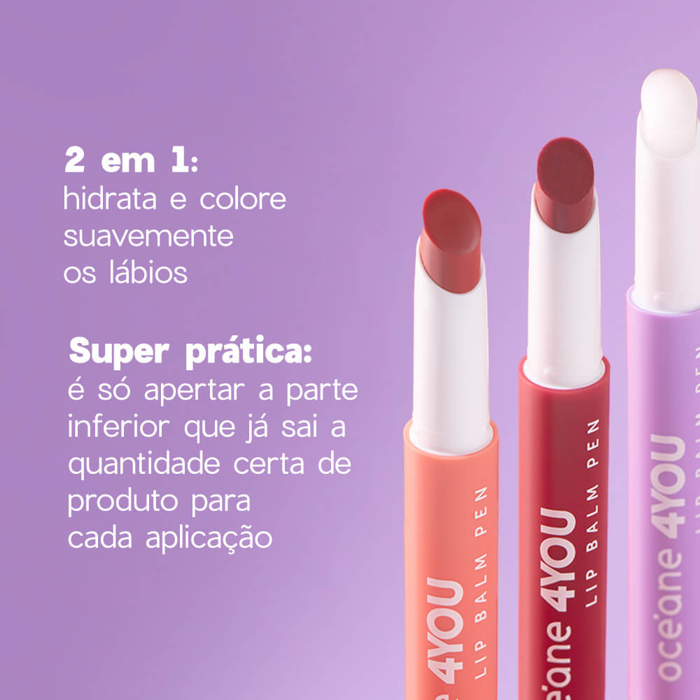 Hidratante Labial Lip Balm Pen Clear 4you