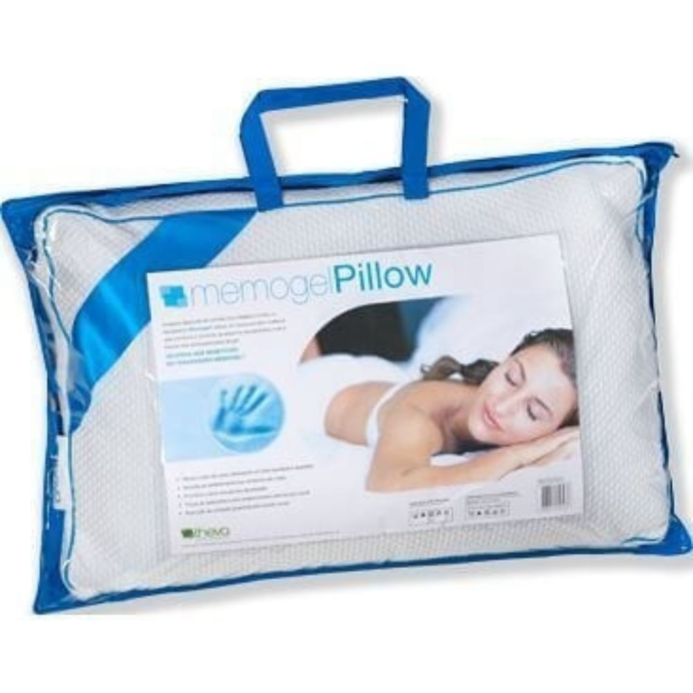 Travesseiro Memogel Pillow Altura 15cm Capa removível Copespuma Travesseiro Memogel Pillow Altura 18cm Capa removível Copespuma