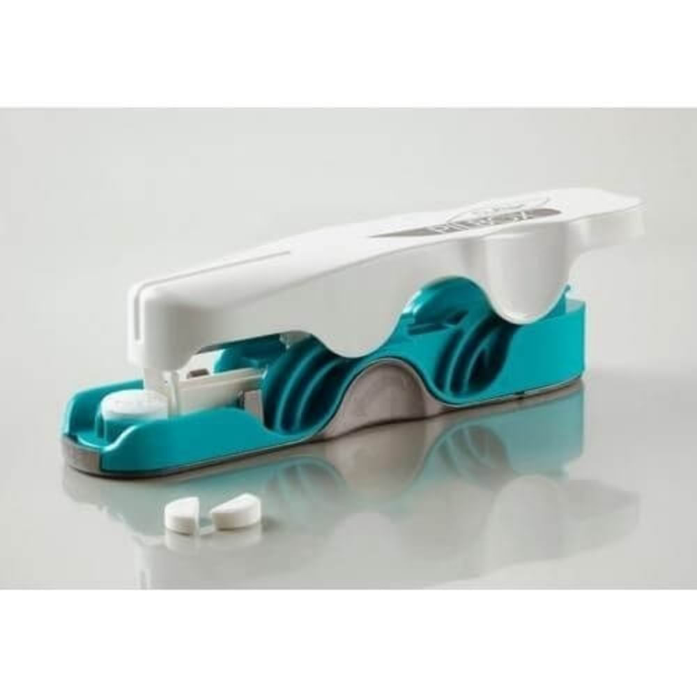 Cortador De Comprimidos Pilbox Cutter Turquesa