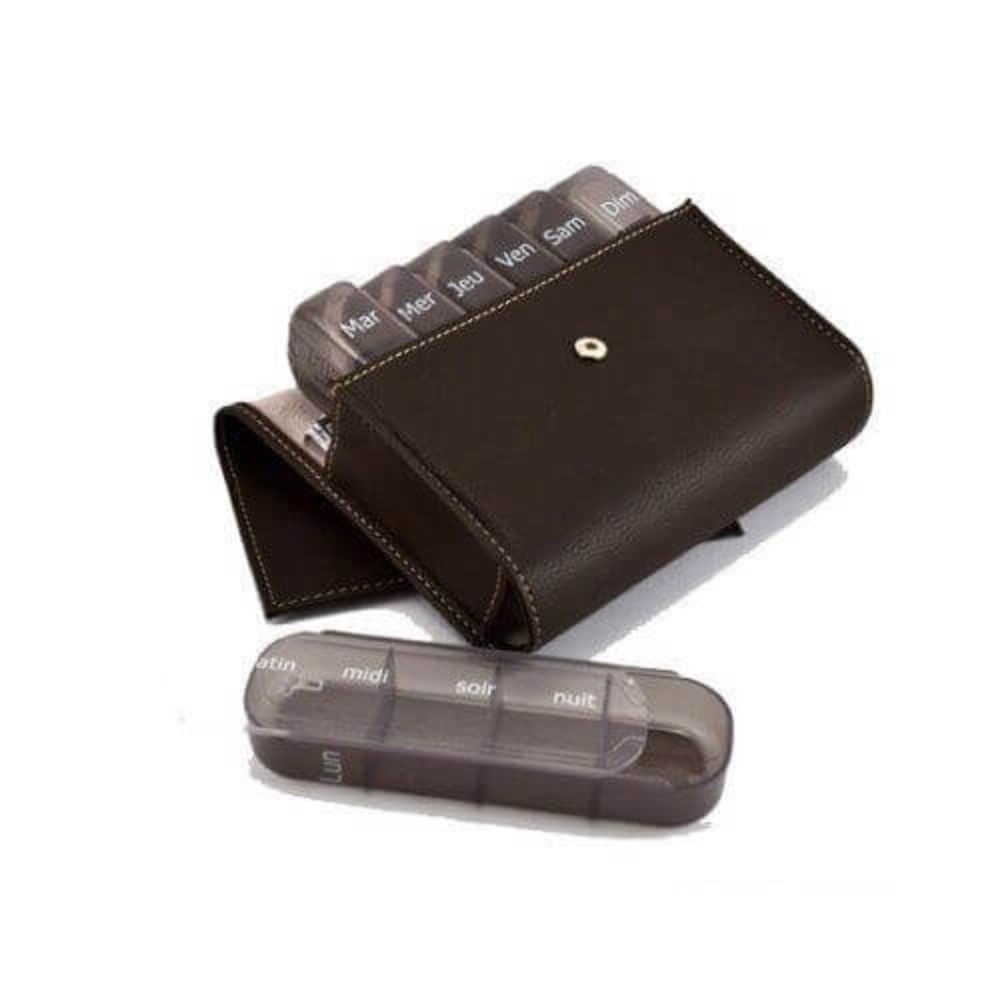 Porta Comprimidos Pilbox Maxi Chocolate Chocolate