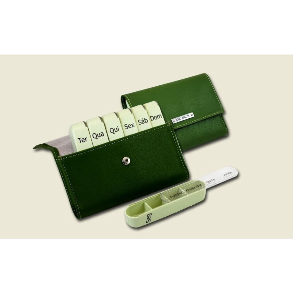 Porta Comprimidos Pilbox Liberty Verde
