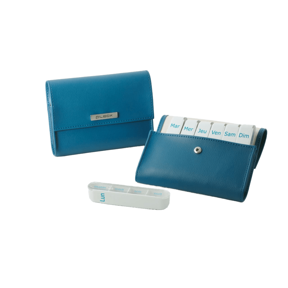 Porta Comprimidos Pilbox Liberty Porta Comprimidos Pilbox Liberty Azul Petroleo