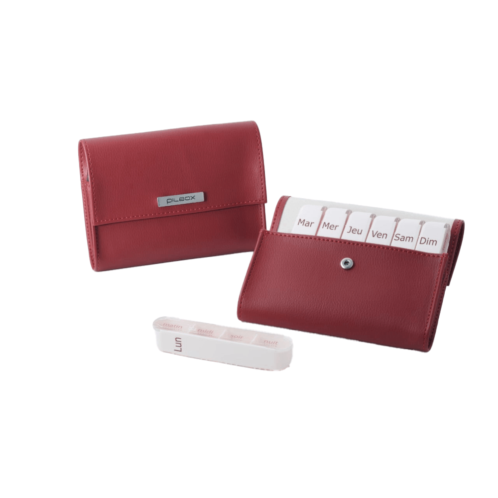 Porta Comprimidos Pilbox Liberty Porta Comprimidos Vermelho Pilbox Liberty