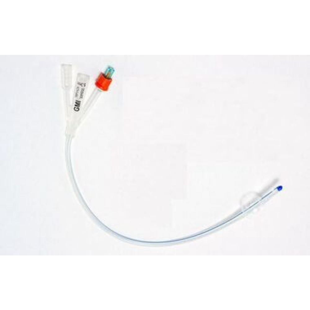 Sonda de Foley em Silicone Três Vias Balão 30ml GMI Calibre 18