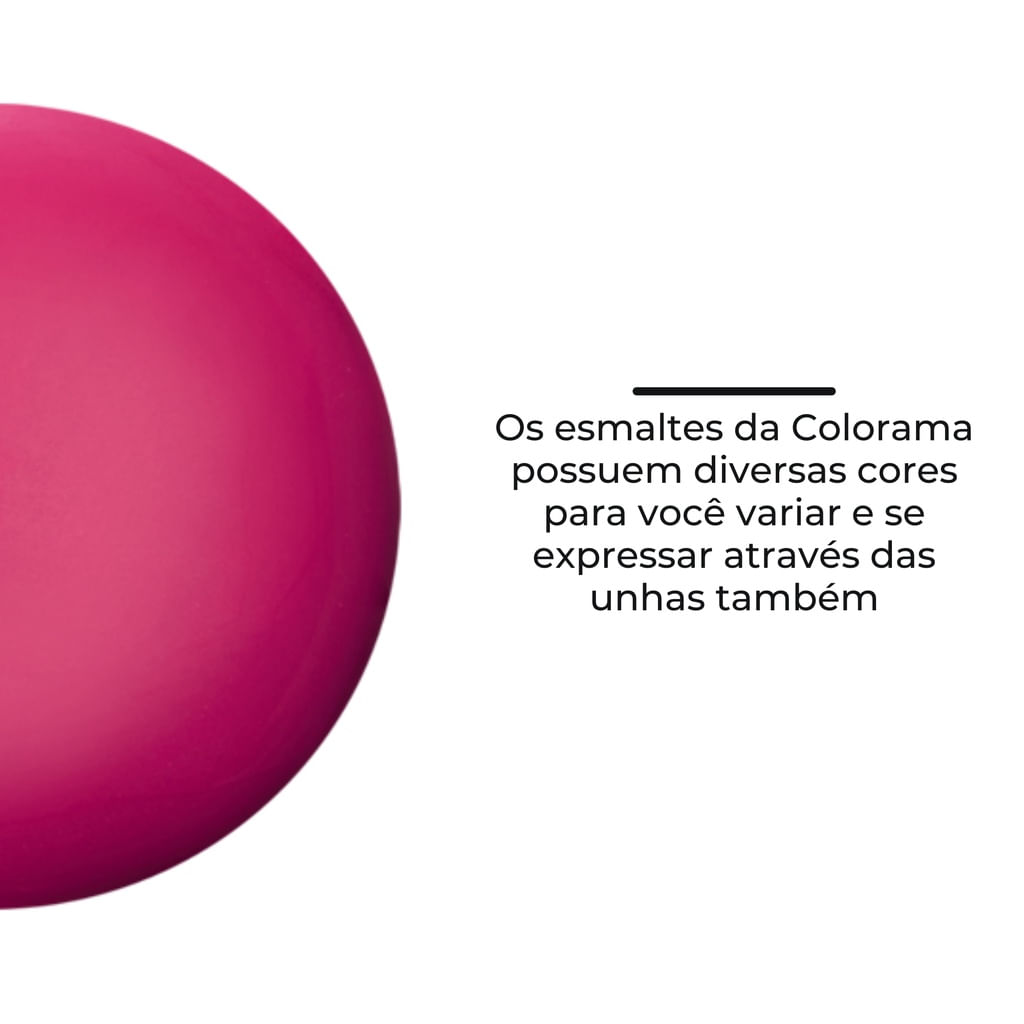Esmalte Colorama Cremoso Rosa Floral 8ml