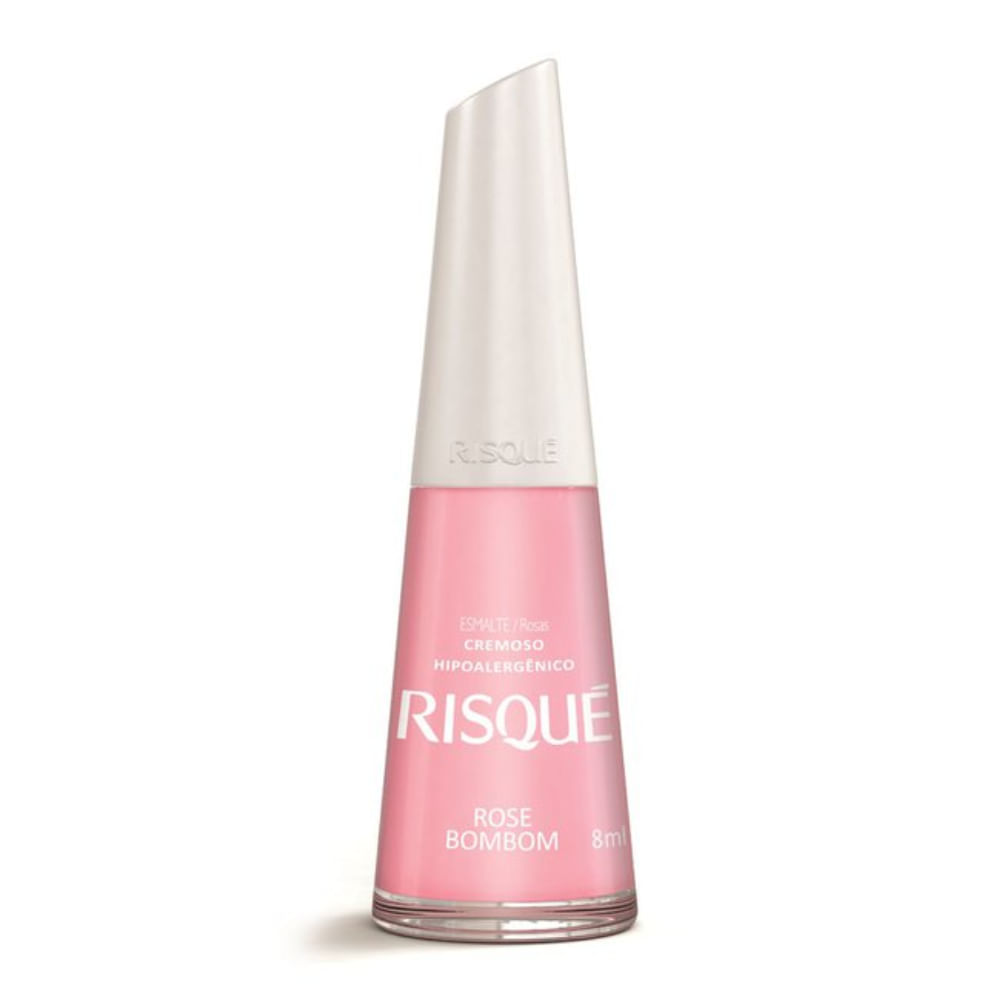 Risque Esmalte Cremoso Cor Rose Bombom
