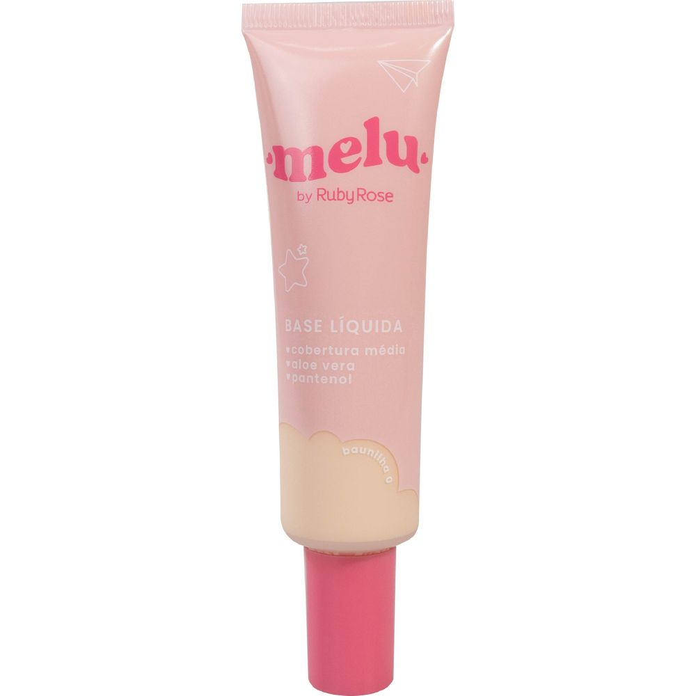 Base Líquida Melu Rr8055Bau0 Baunilha 0 Rubyrose