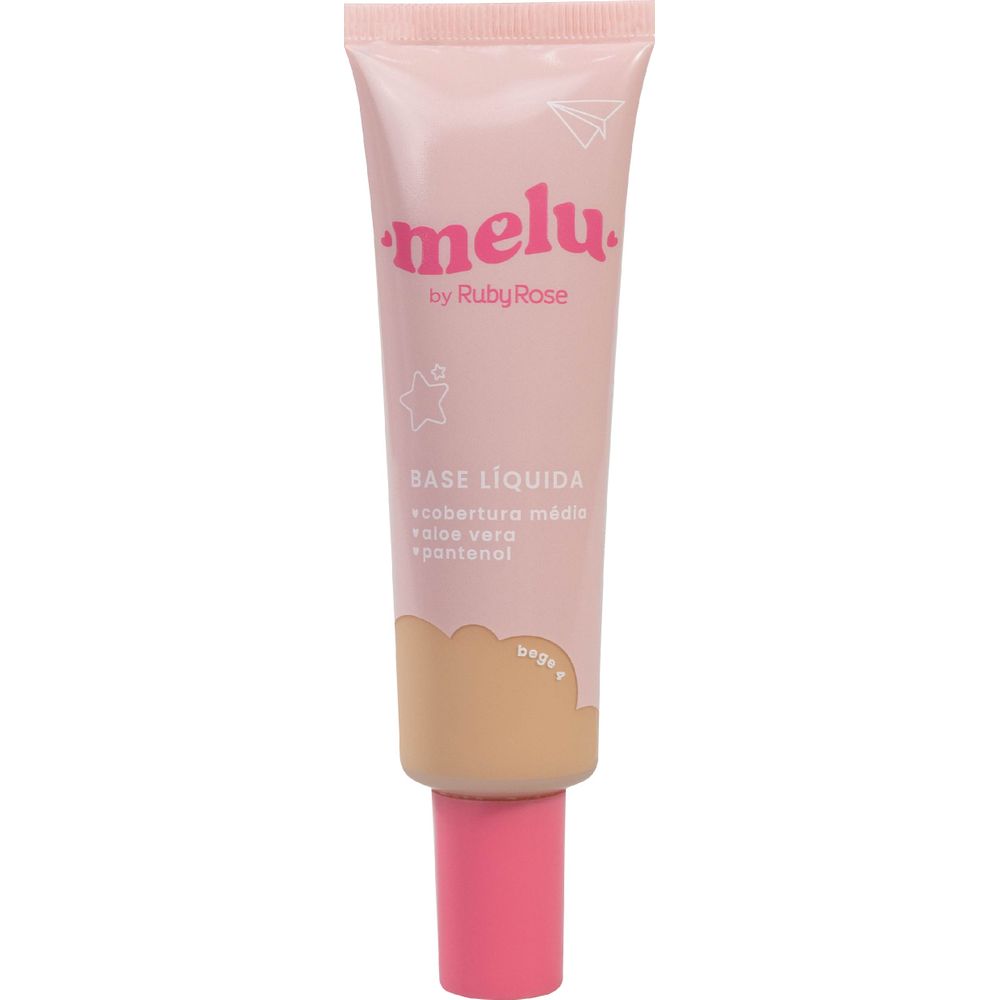 Base Líquida Melu Rr8055B4 Bege 4 Rubyrose