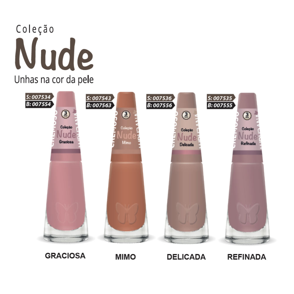 Esmalte Ludurana Nude Delicada 8ml