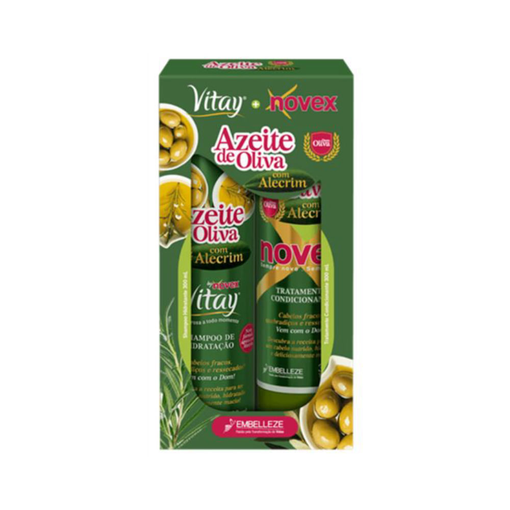 Shampoo Kit Vitay Novex Azeite De Oliva 300ml