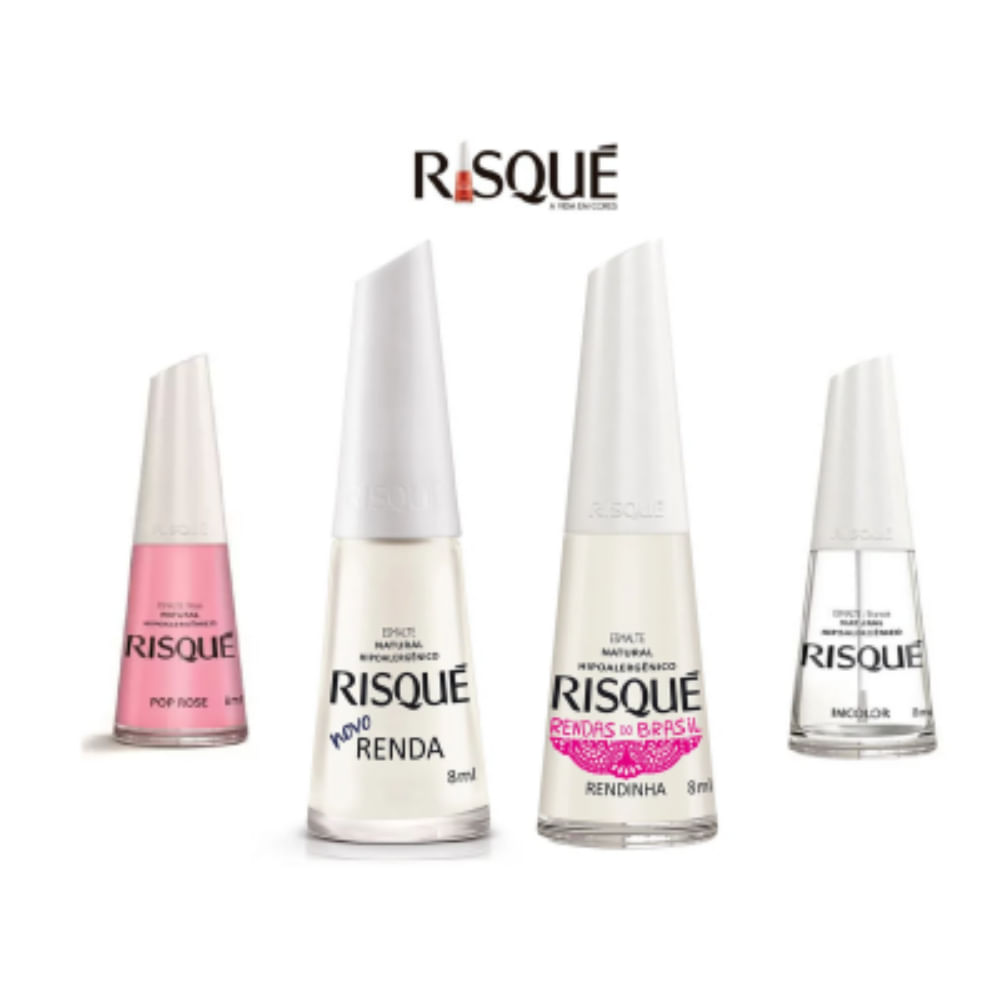 Risque Esmalte Natural Renda Br Rendinha