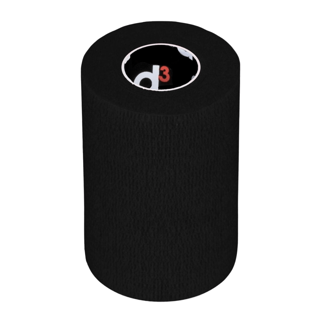 Bandagem Atadura Auto Aderente 10cm x 5m Preto