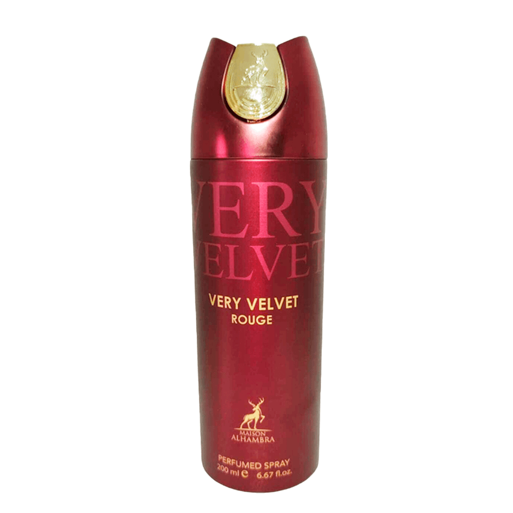 Desodorante Feminino Spray Very Velvet Rouge Maison Alhambra 200ml