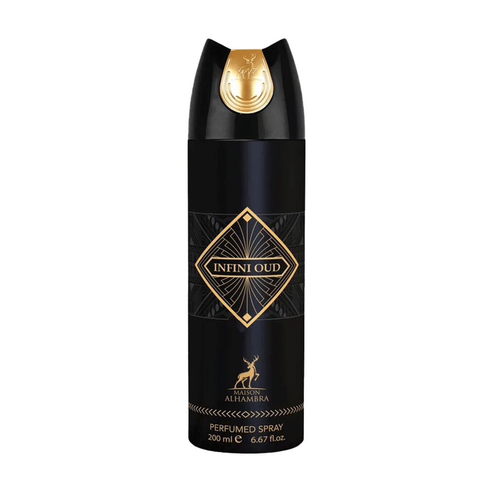 Desodorante Masculino Spray Infini Oud  Maison Alhambra 200ml