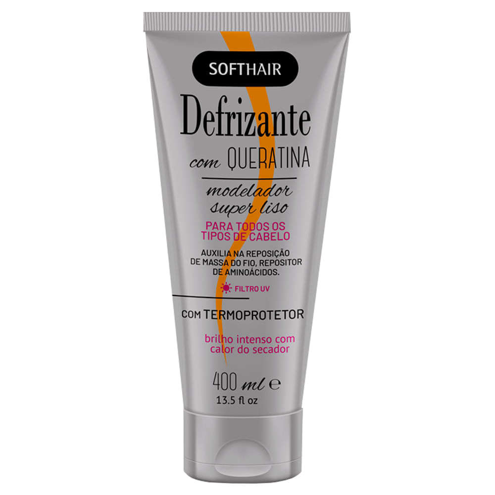 Defrizante Com Queratina Soft Hair 400ml
